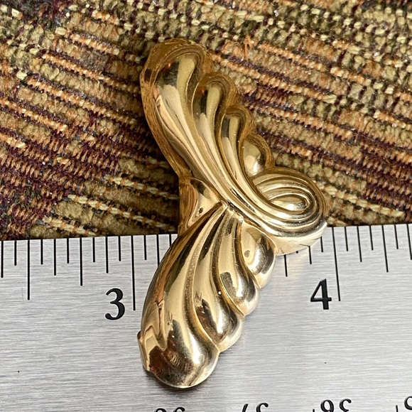 Source Unknown Jewelry - Beautiful Exquisite Solid 14K Gold Angel Wings/Butterfly Pendant Slide. Unique!